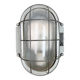 Industrial Cast Aluminium Wall Light with Frosted Glass, 1970s