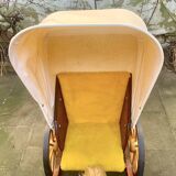 Vintage Sulky horse tricycle in wood and plush