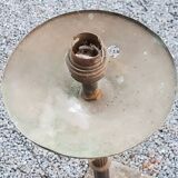 1950s floor lamp in brass with double gold and bronze patina