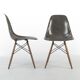 Paire de 2 chaises de salle à manger Eames DSW originales Herman Miller, gris éléphant