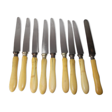 Box of 9 knives E. Mauplot