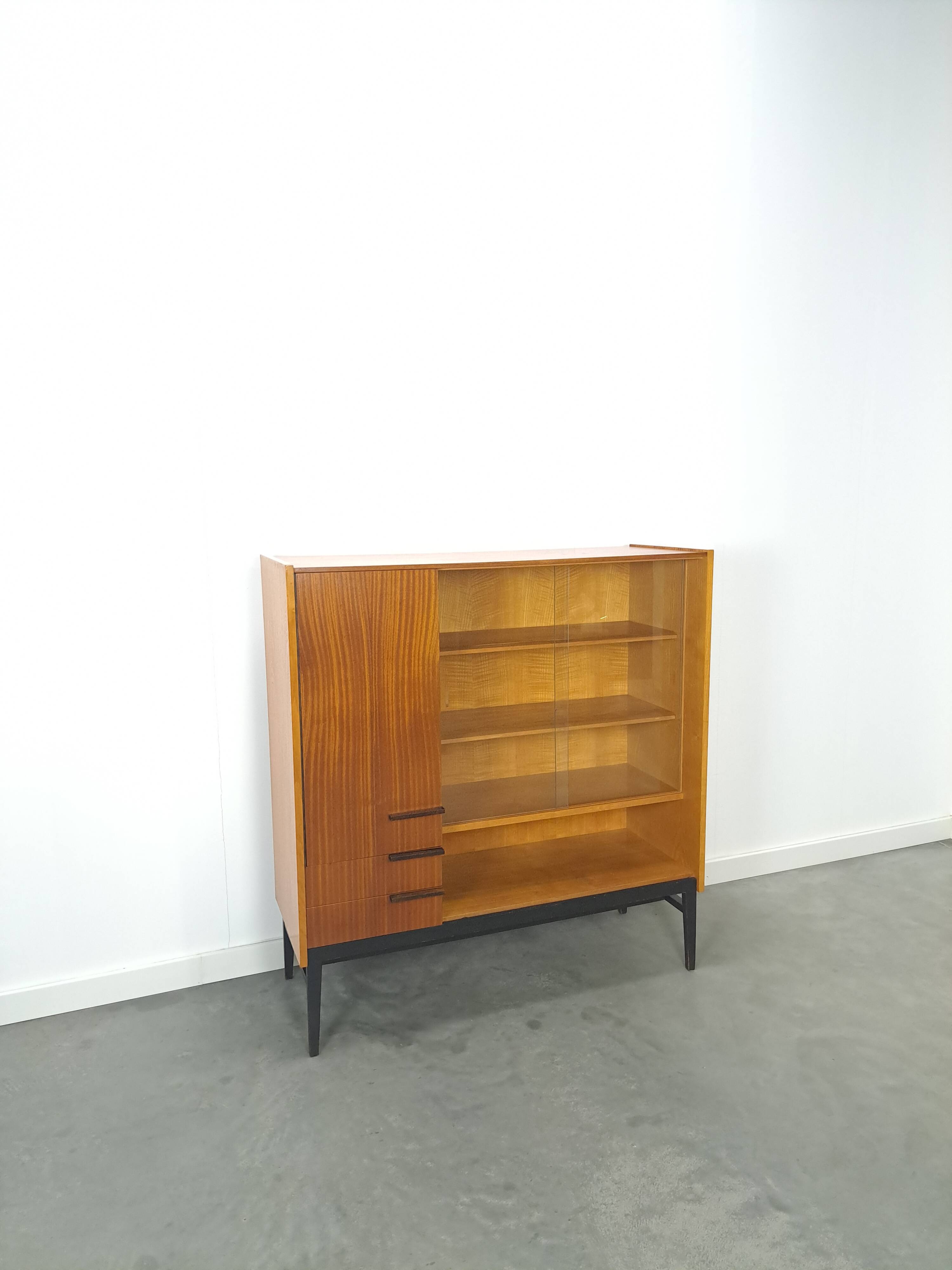 Design Mezulanik showcase with shelves