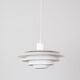 Vintage Danish pendant lamp Verona by Kurt Wiborg, Jeka, 1980s.