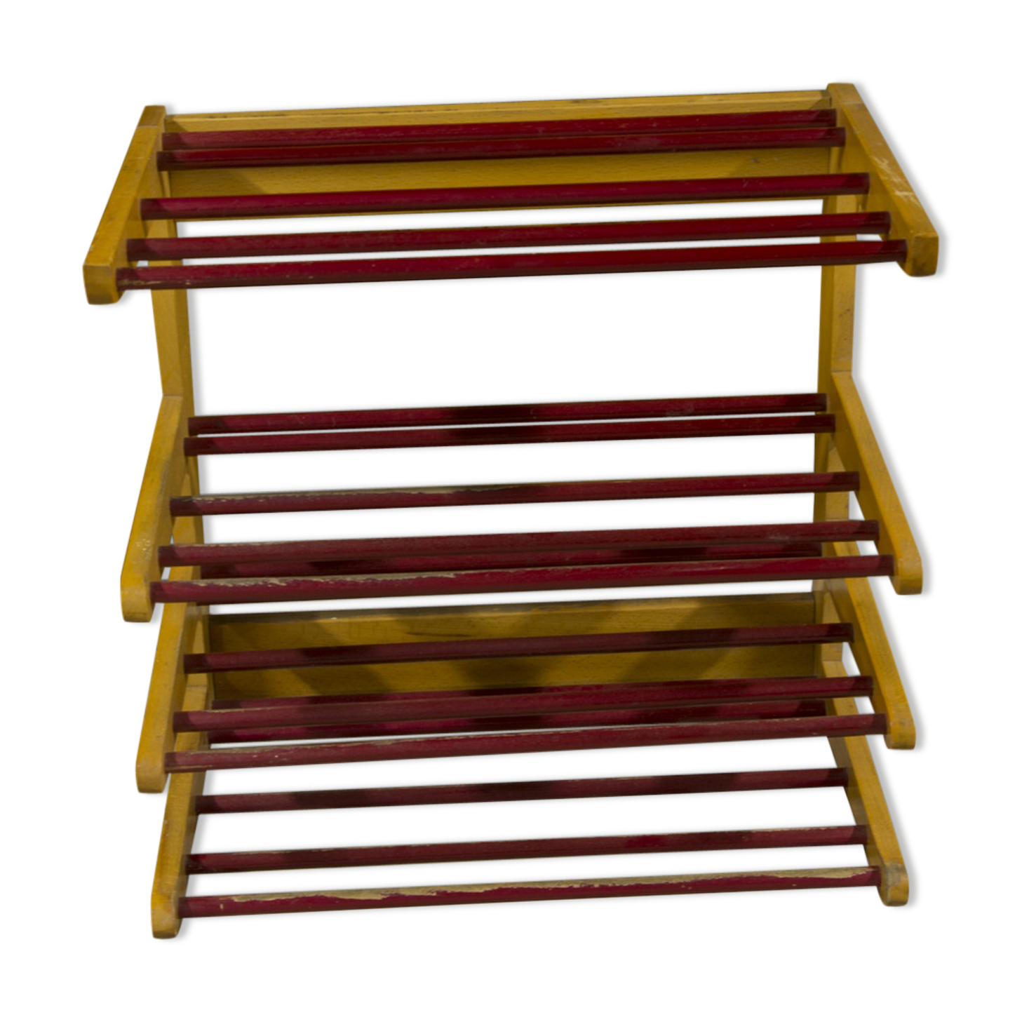 Wall shelf or shelf to vintage 60s shoes