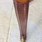 Commode style Louis XV en loupe d'orme et noyer