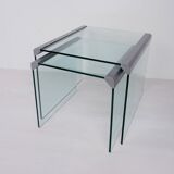 Set of 2 side tables by Gallotti & Radice