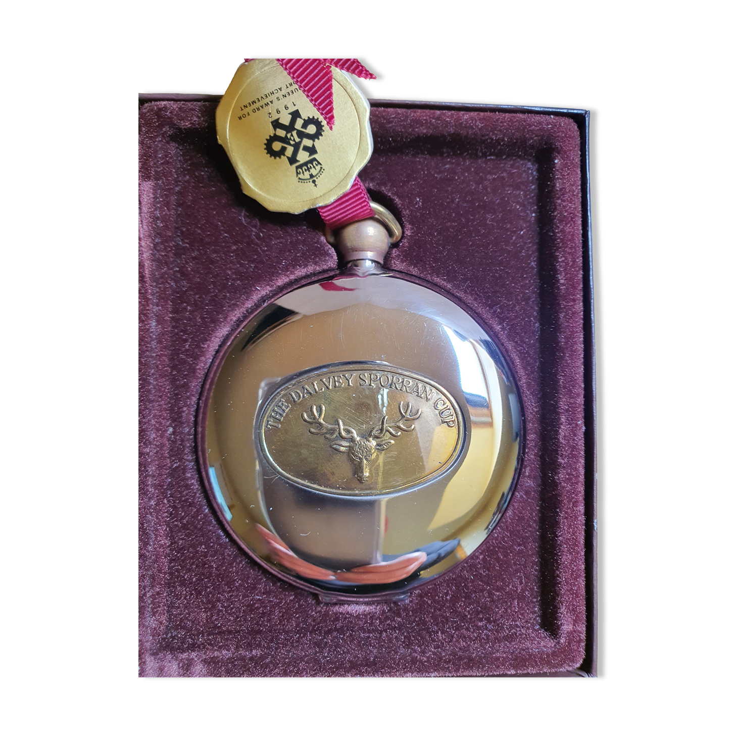 Flaccid " Grants of Dalvey Ltd. Scotland. stainless steel and copper medallions, deer decoration