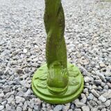 Cast iron birdbath with a mermaid