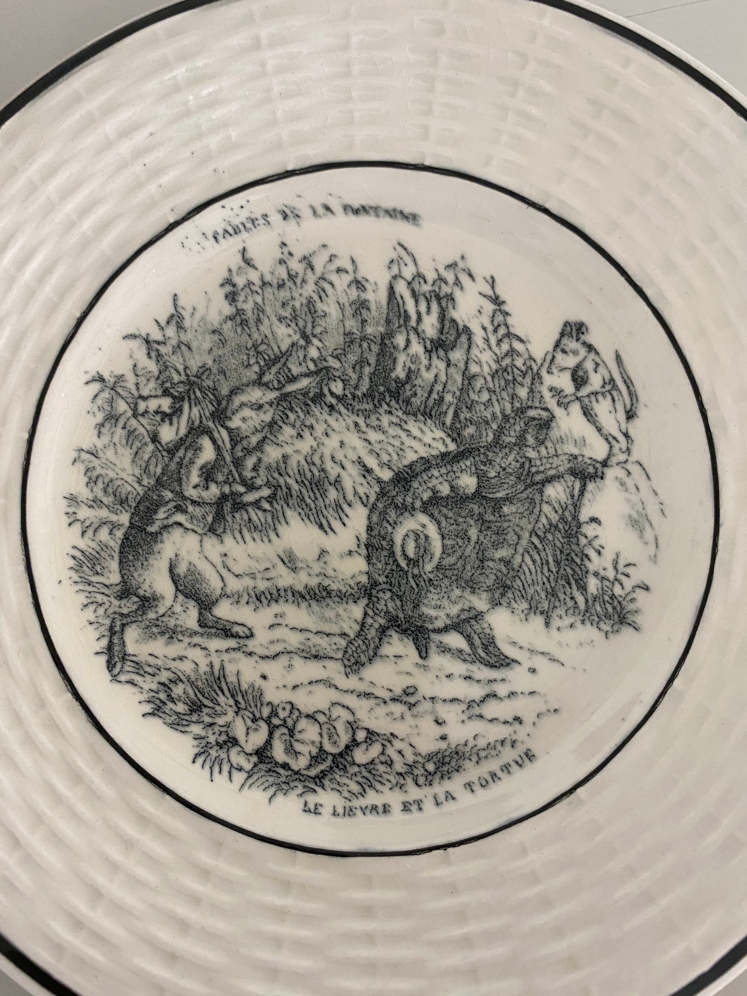 5 talking plates fables of the fountain digoin sarguemines