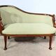 Small Mahogany Backsplash Daybed, Return from Egypt Style – Early 20th Century