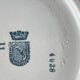 Large antique earthenware salad bowl from Saint-Amand (North)