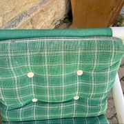 Pair of vintage tubular armchairs from the 70s and 80s, luxury design.