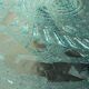 Table basse sculpturale en verre de Heinz Lilienthal 1970, Allemagne