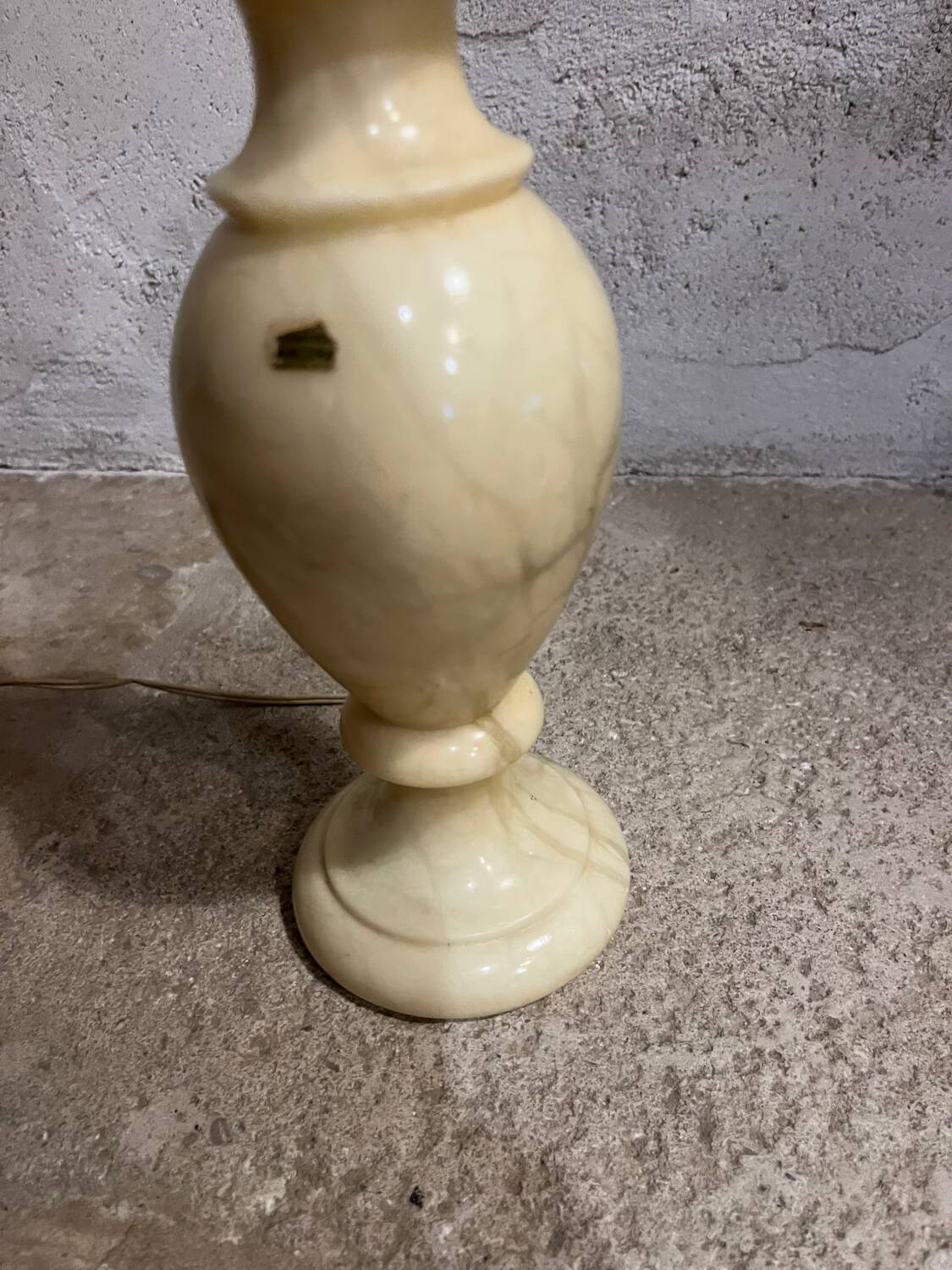 Alabaster lamp 1960