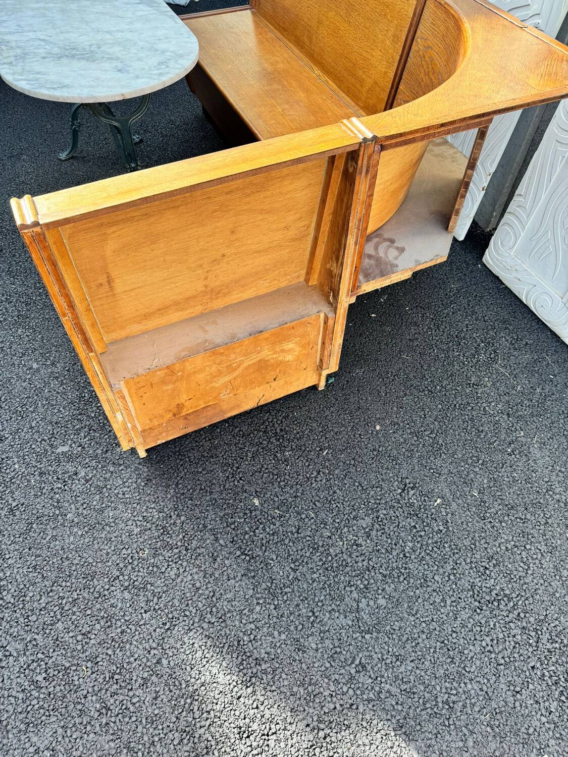 Bistro or corner restaurant bench. 50/60's