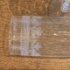 6 chiseled champagne flutes on vintage floral frieze pattern