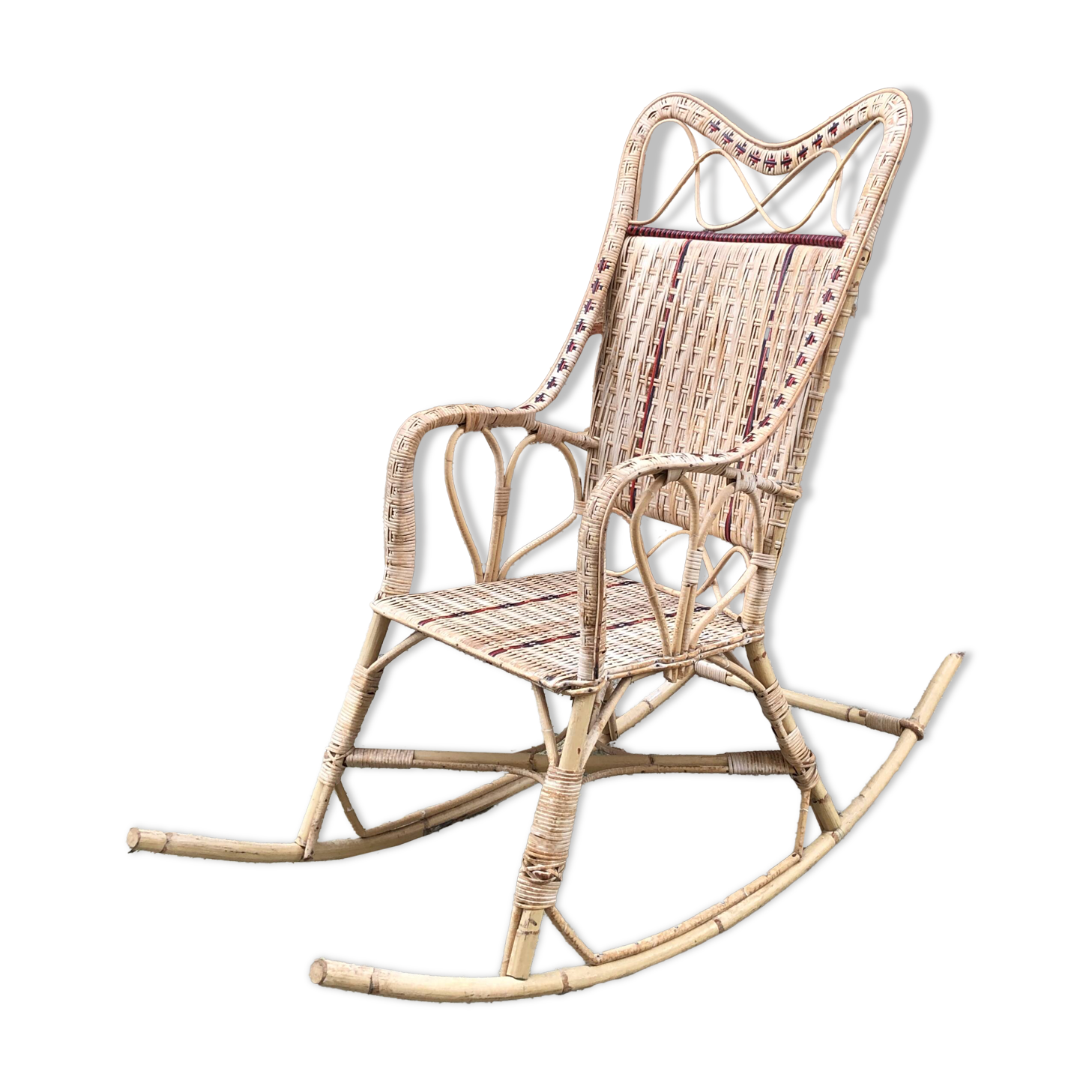 Rattan rocking chair