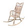 Rocking-chair en rotin