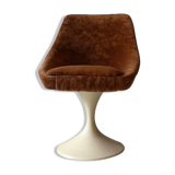 Velvet tulip chair, 1970
