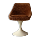 Chaise tulipe velours 1970