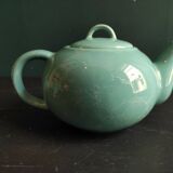 French vintage aquamarine tea set