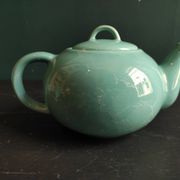Service à thé vintage français en aigue-marine