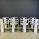 Post modern Spanish dining chairs, set of 8 - 1980s