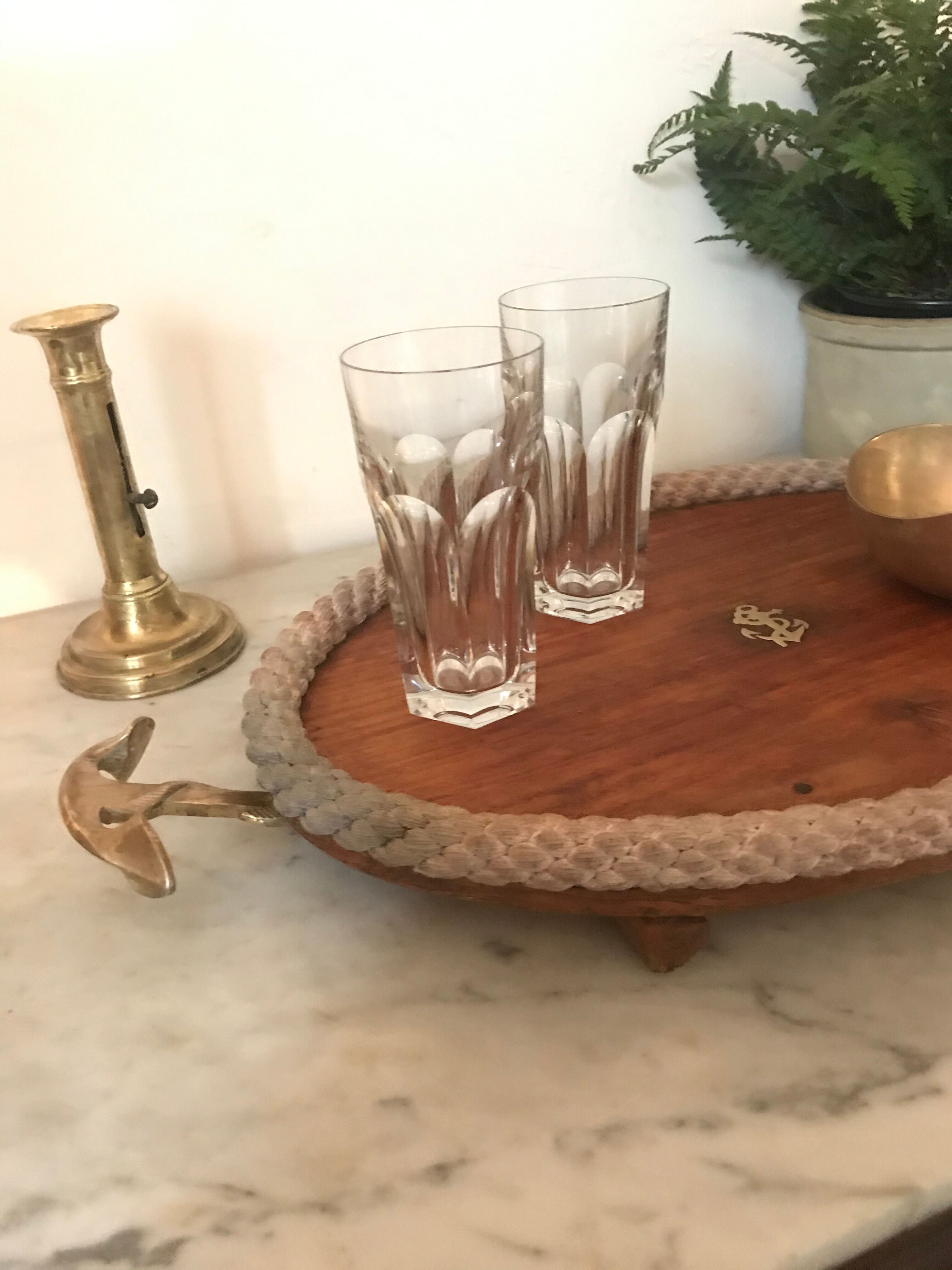 Former marine platter in rosewood