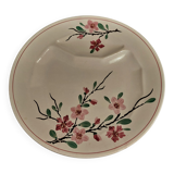 Asparagus plate Sarreguemines decoration sharp sharp early twentieth century