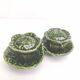 Salt and pepper shaker green ceramic cabbage