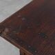 17th Century Spanish Oak Side Table with Drawer in Wabi Sabi Style