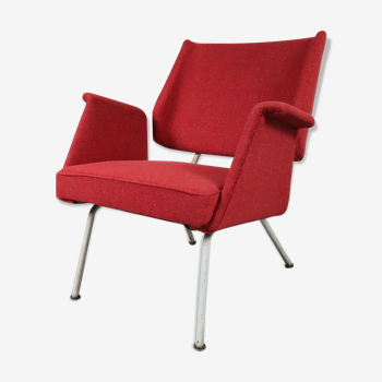 1956 German lounge chair designed by Herbert Hirche, manufactured by Walter Knoll in Germany