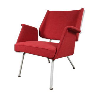 1956 German lounge chair designed by Herbert Hirche, manufactured by Walter Knoll in Germany