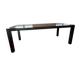 Contemporary solid oak table Cinna