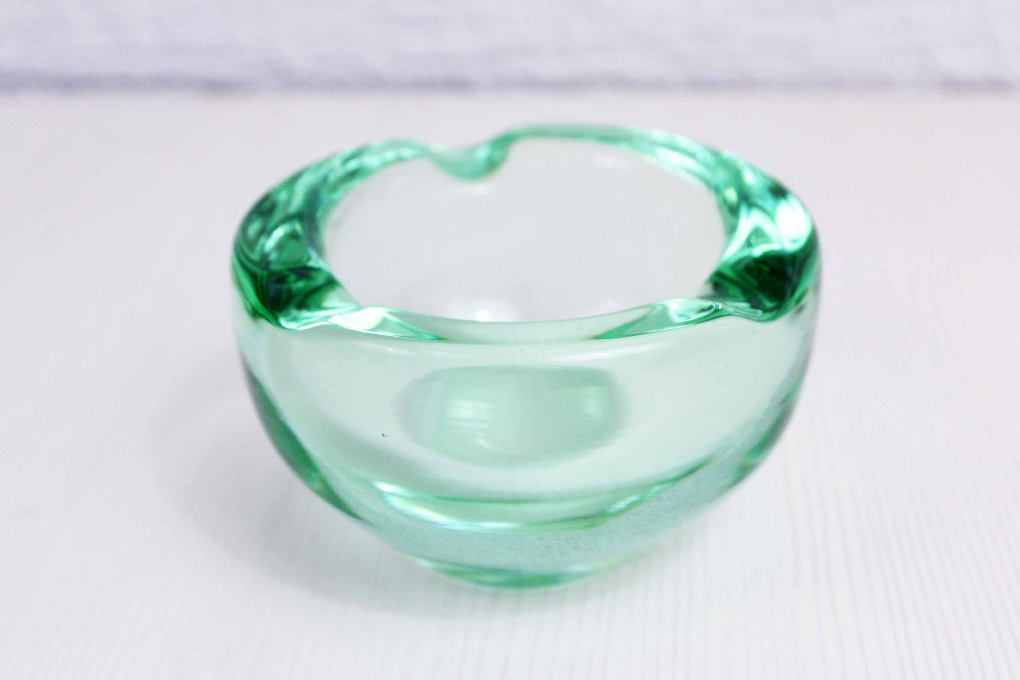 Ashtray in crystal Daum France