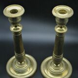 Candleholders in brass
