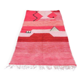 Traditional Moroccan rug with colourful patterns, size 2/3 m.