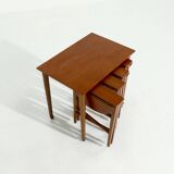 Teak Nesting Tables by Poul Hundevad for Novy Domov 1960s