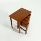 Teak Nesting Tables by Poul Hundevad for Novy Domov 1960s