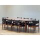 Extendable dining room table and chairs (by Kristian Solmer Vedel)