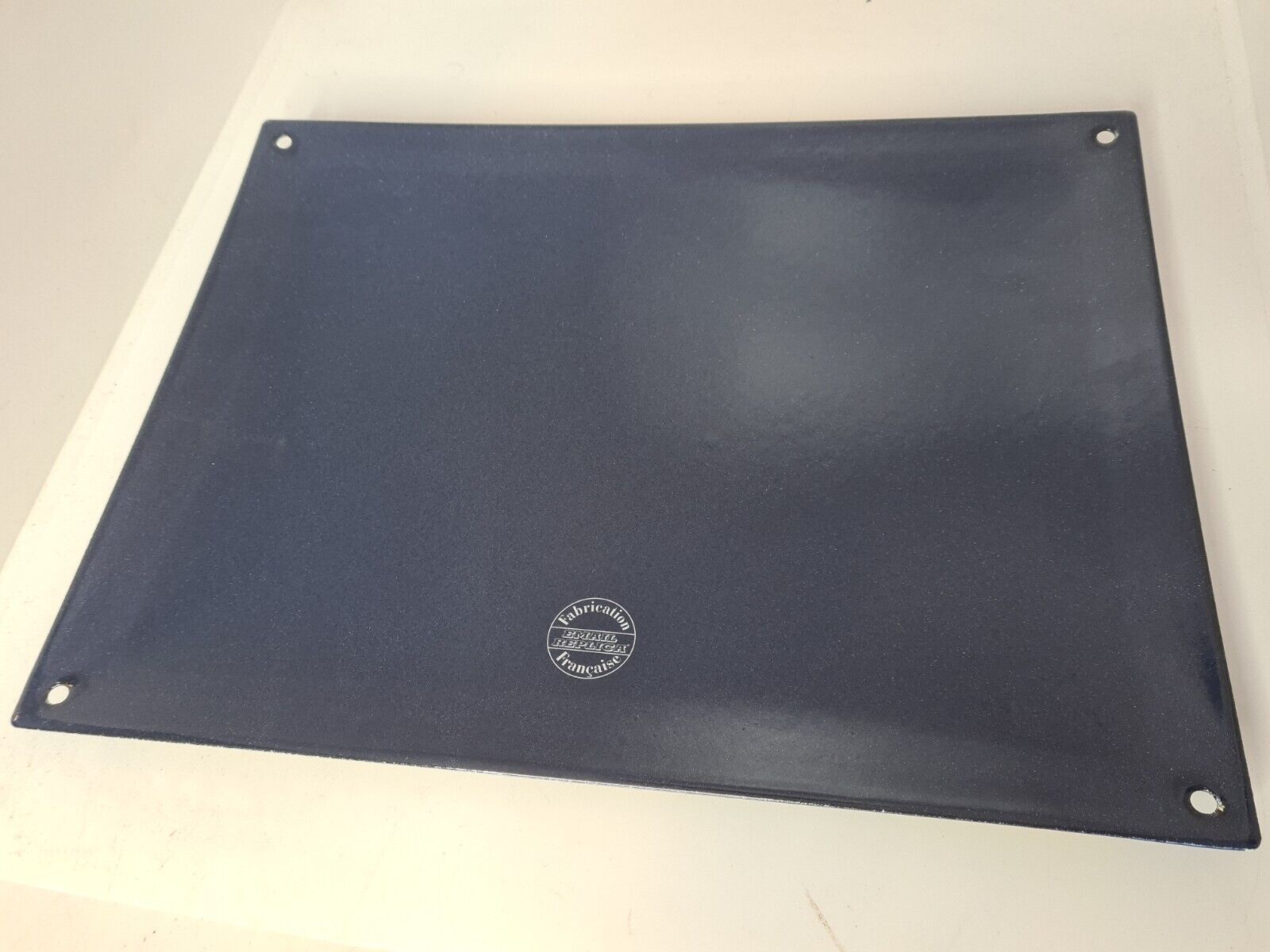 Enamelled ox muzzle plate of Father Antoine