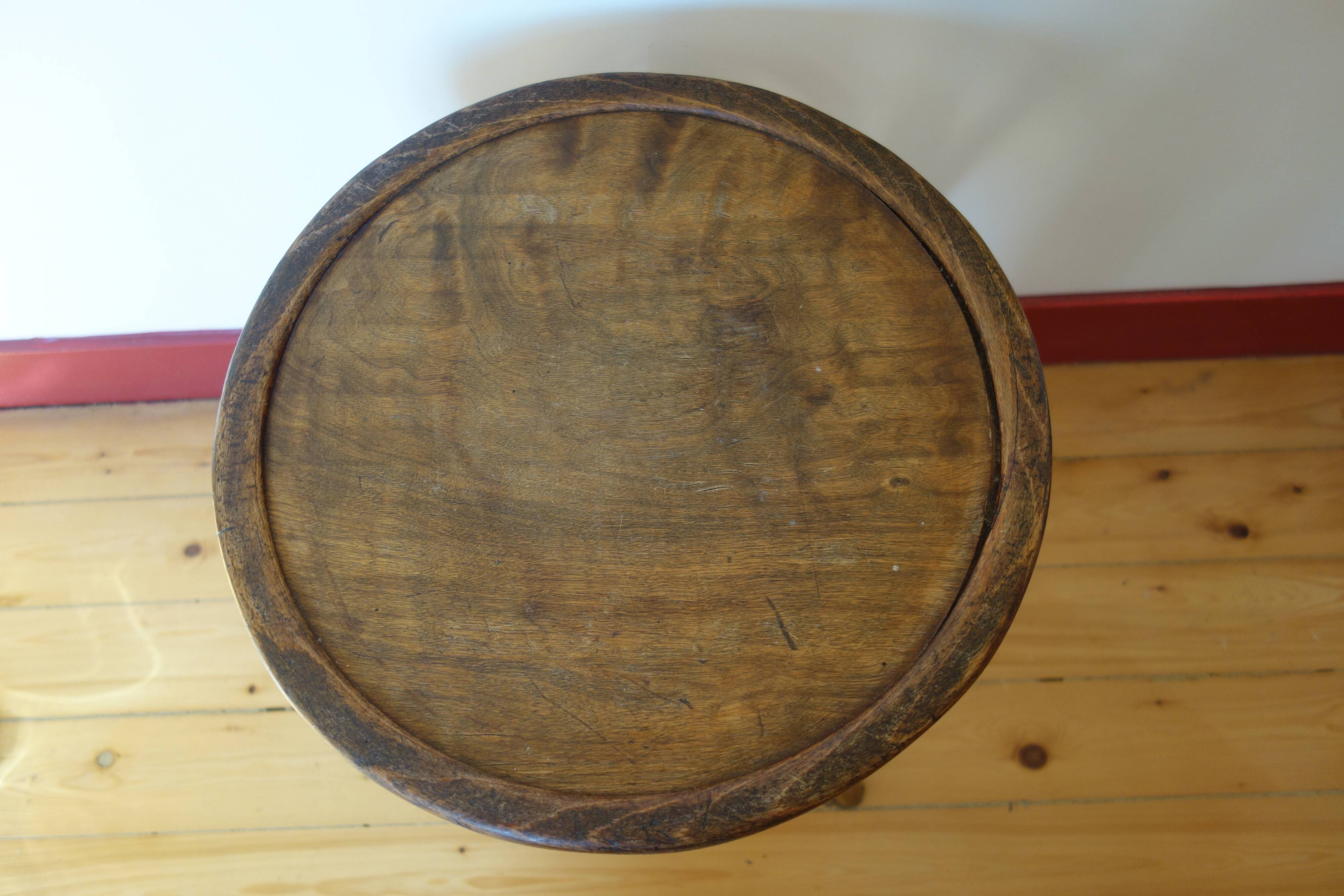 2 old Mahieu  stools
