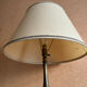 Patinated brass floor lamp — Louis XV style