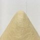 Mid-Century Minimalist Triangular Ceiling Lamp in Fibreglass, 1960s