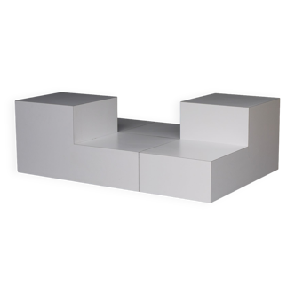 Table basse sculpturale minimaliste, années 1970-1980