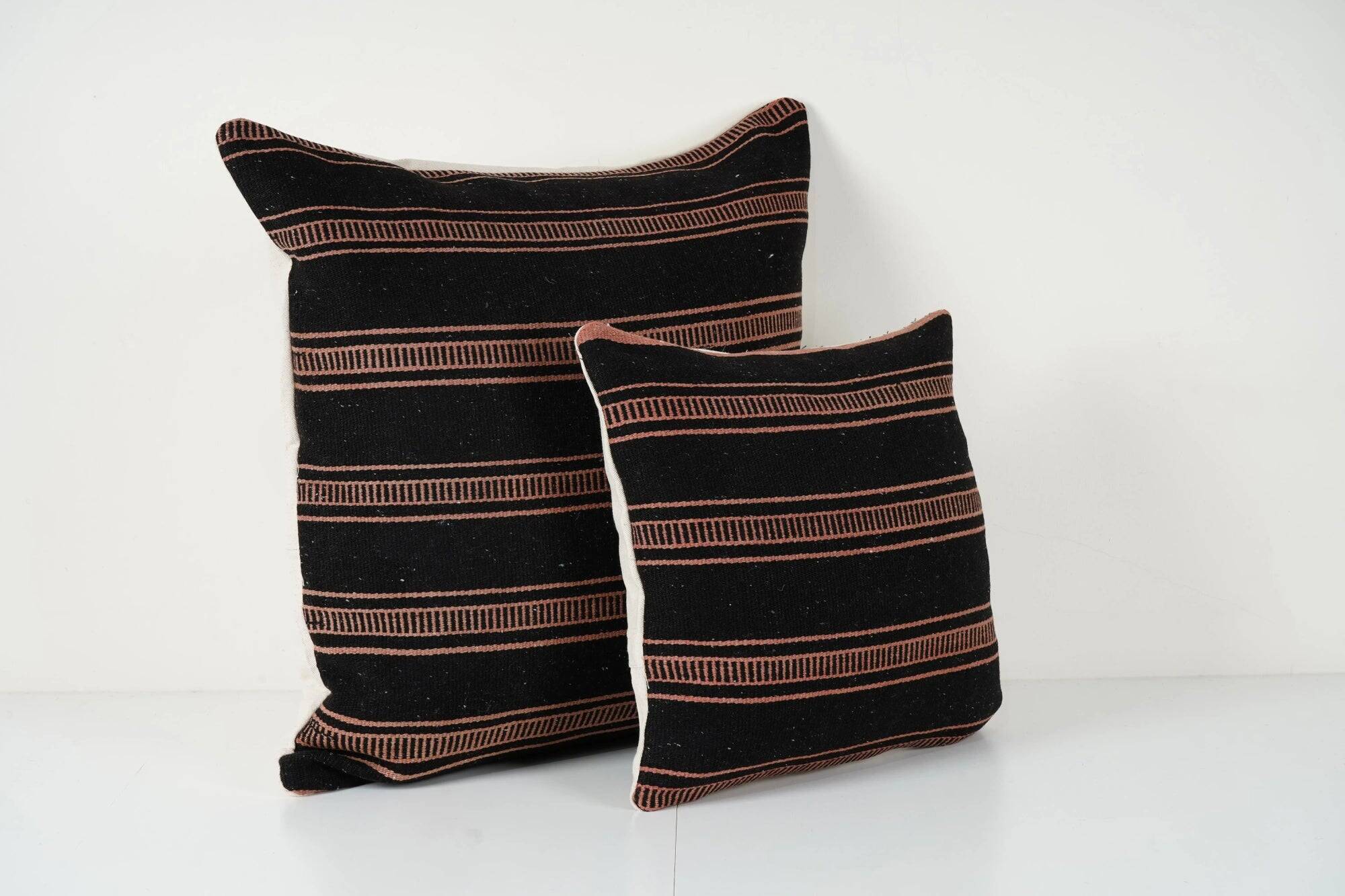 Set of 2 vintage Turkish cushion covers 41x41 cm