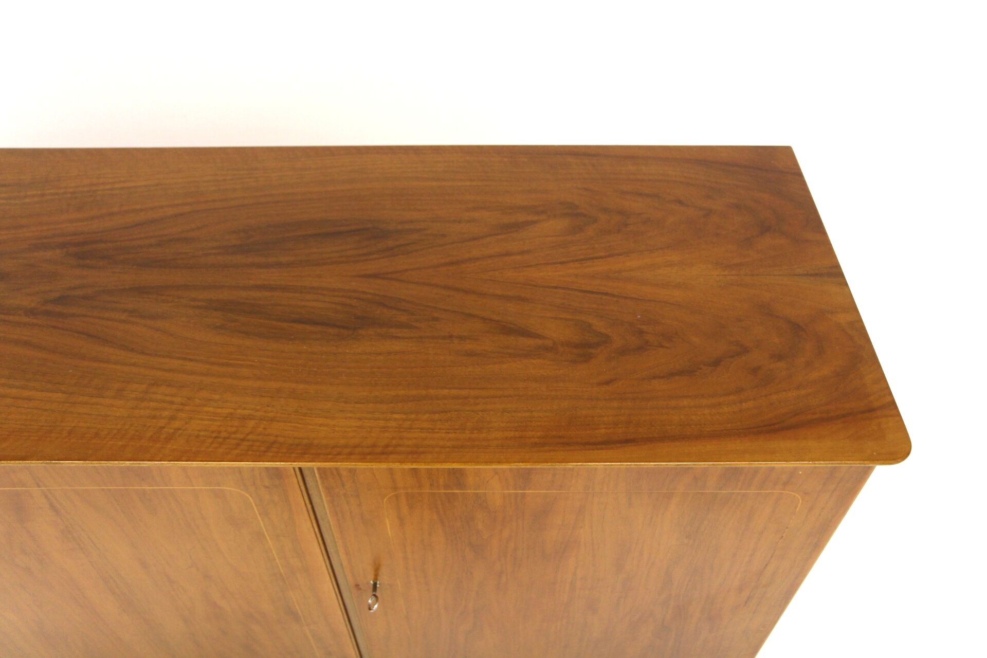 Scandinavian enfilade in walnut, Swedish modern, Sweden, 1940.