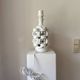 Danish studio pottery ceramic lamp, 1960s