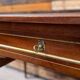 Louis XVI style desk - Walnut & Leather - 1970s