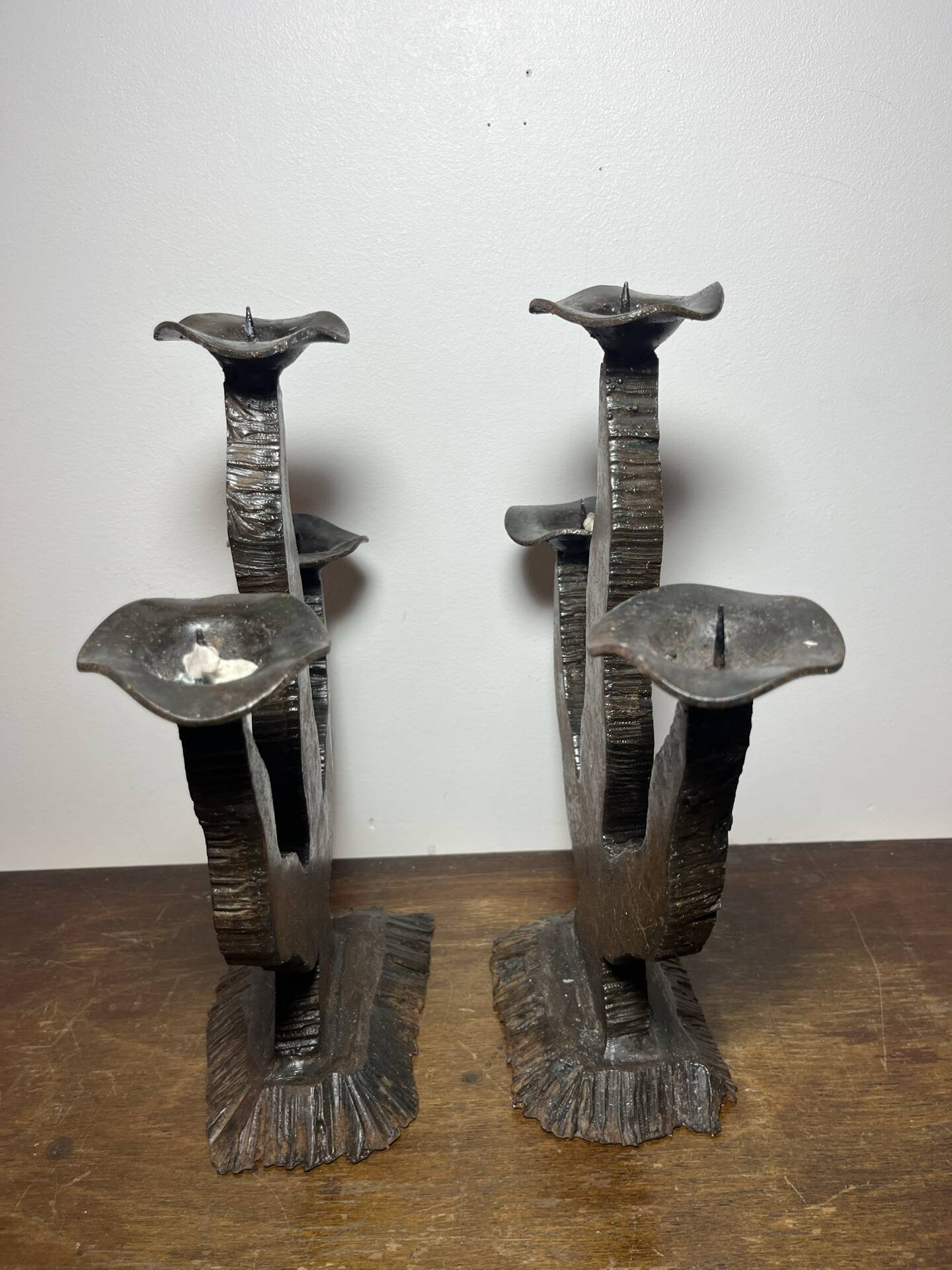 Brutalist chandeliers
